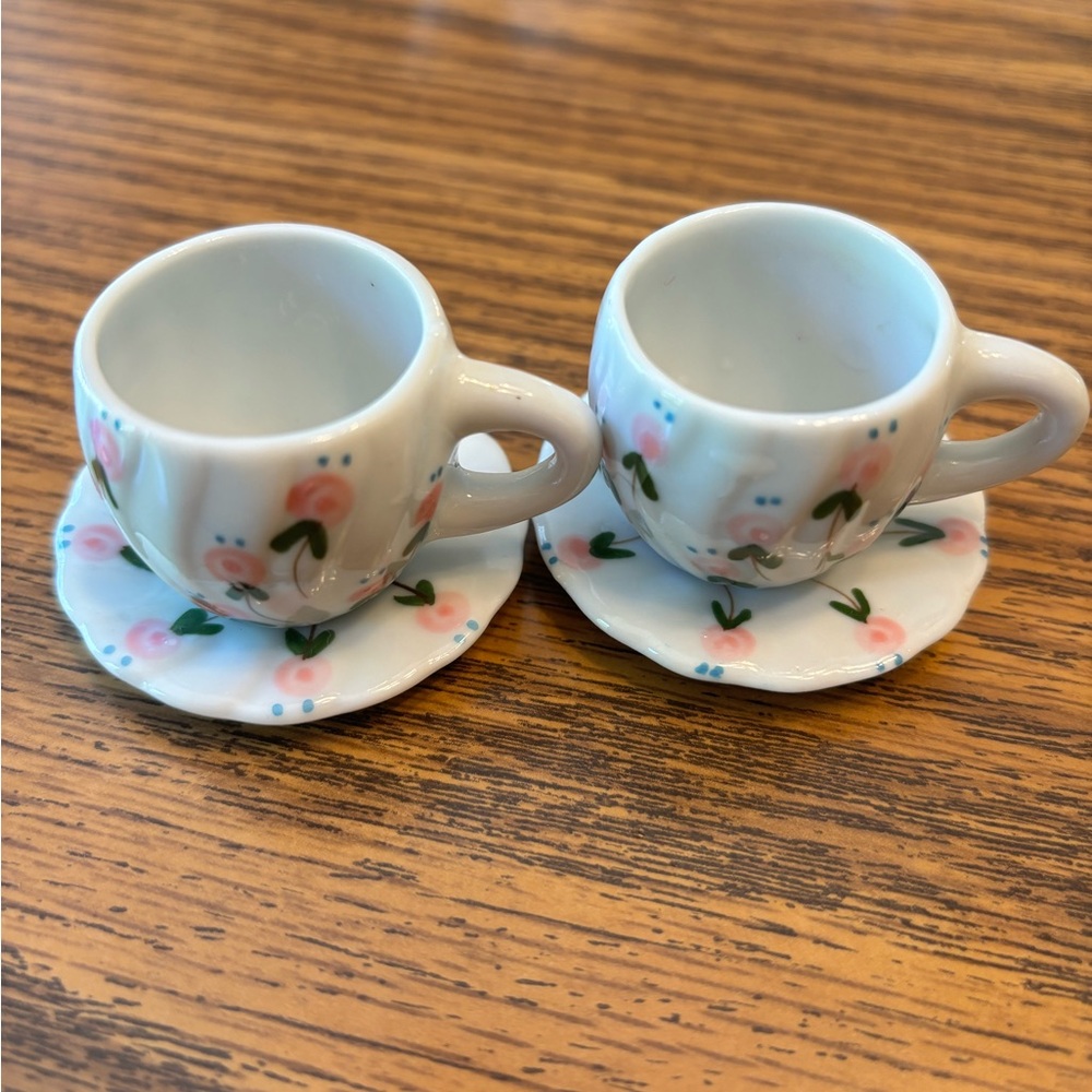 Mini ceramic tea set - Picture 2 of 5